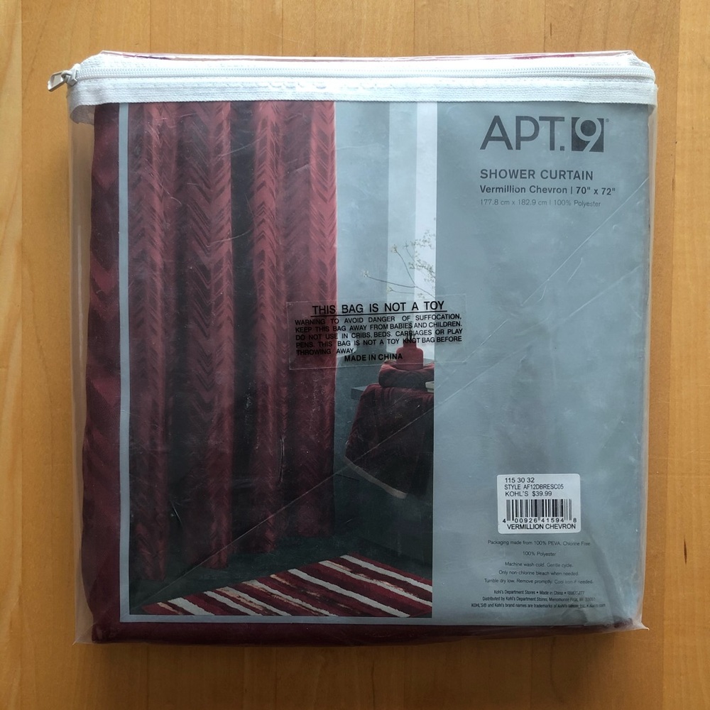 Apt 9 Chevron Shower Curtain - Picture 2 of 5